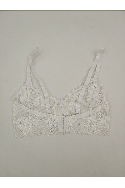 Elie pour Elle Bílá krajková braletová podprsenka bez kostic Velikost EU S | Elie pour Elle | obrázek 5
