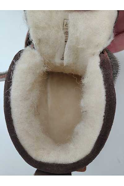 WHEAT Dětské hnědé kotníkové zimní zateplené boty na suchý zip Velikost EU 24 | WHEAT  | obrázek 7