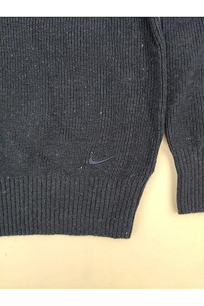 Nike Pánský černý pletený pulovr na knoflíky Vel. L | Nike | obrázek 2