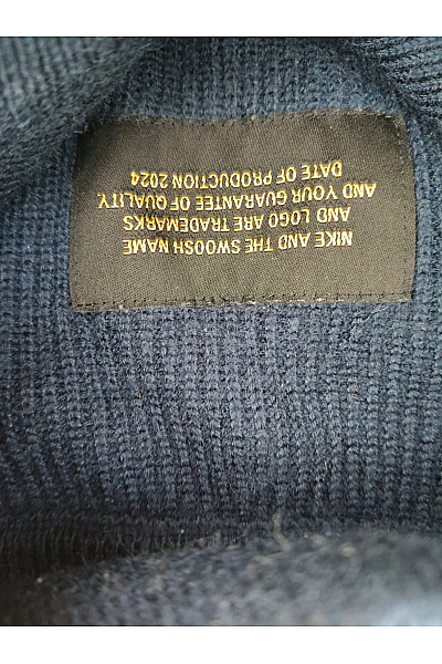 Nike Pánský černý pletený pulovr na knoflíky Vel. L | Nike | obrázek 6