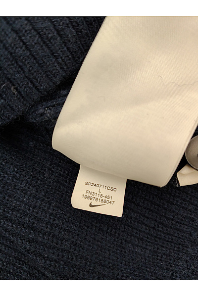 Nike Pánský černý pletený pulovr na knoflíky Vel. L | Nike | obrázek 7