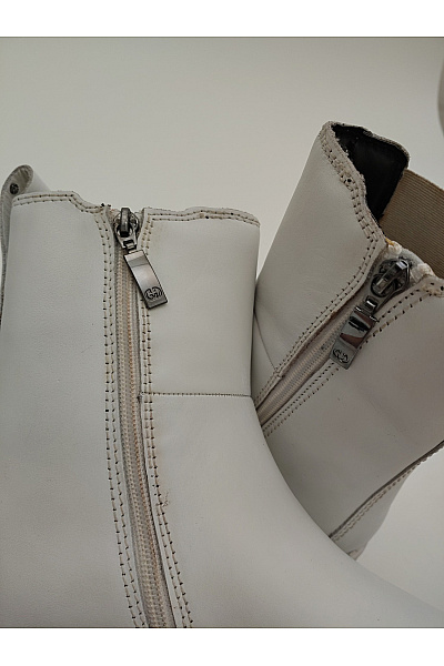 GERRY WEBER Bílé kotníkové chelsea boty na platformě Vel. EU 41 | GERRY WEBER | obrázek 7