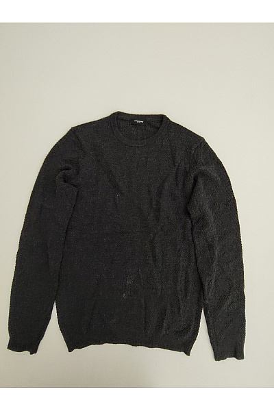LAWRENCE GREY Pánský černý Pletený Pulovr Basic Vel. S