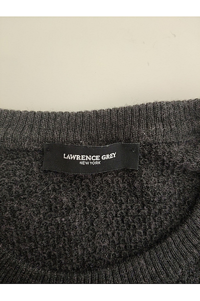LAWRENCE GREY Pánský černý pletený pulovr basic Vel. S | LAWRENCE GREY | obrázek 5