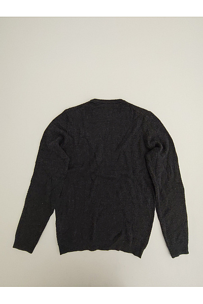 LAWRENCE GREY Pánský černý pletený pulovr basic Vel. S | LAWRENCE GREY | obrázek 6