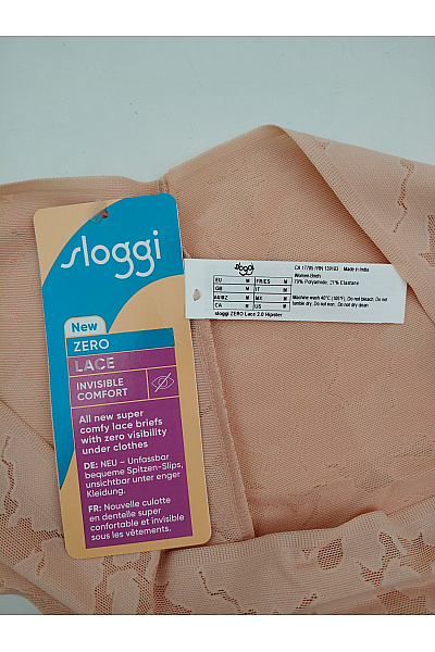 Sloggi Béžové dámské bezešvé kalhotky s krajkovým vzorem Velikost EU M | Sloggi | obrázek 6