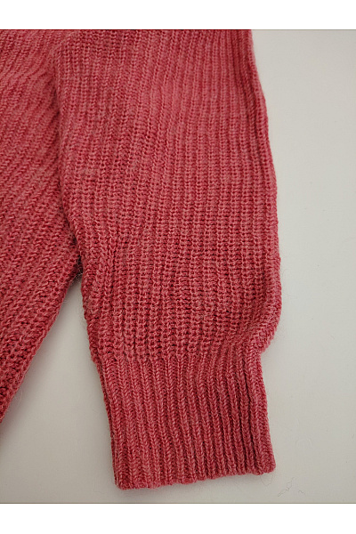 VERO MODA Červený pletený kardigan se spadlými rameny Vel. XXL | VERO MODA | obrázek 2