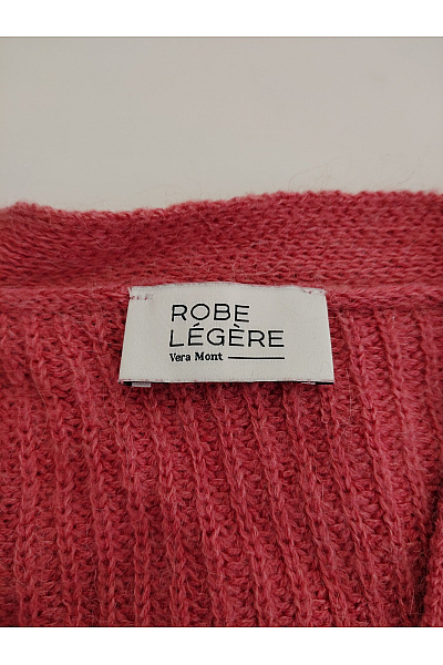 VERO MODA Červený pletený kardigan se spadlými rameny Vel. XXL | VERO MODA | obrázek 4
