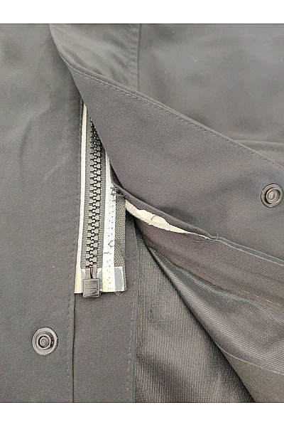 Černá pánská parka s kapucí outdoorová přechodová Vel. XL | Unimoda | obrázek 6