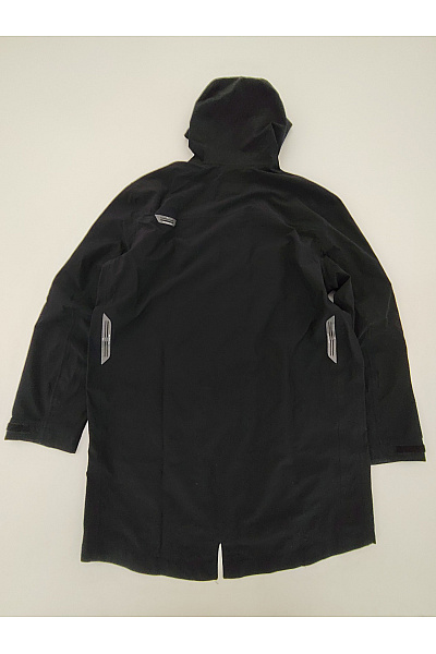 Černá pánská parka s kapucí outdoorová přechodová Vel. XL | Unimoda | obrázek 9