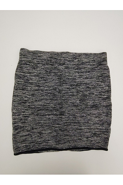 SELECTED Šedá melírovaná mini sukně s pružným pasem Vel. S | SELECTED | obrázek 2
