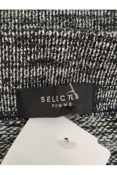 SELECTED Šedá melírovaná mini sukně s pružným pasem Vel. S | SELECTED | obrázek 3