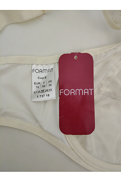 FORMAT Béžová kosticová podprsenka s měkkými košíčky Vel. EU 75E | FORMAT | obrázek 7