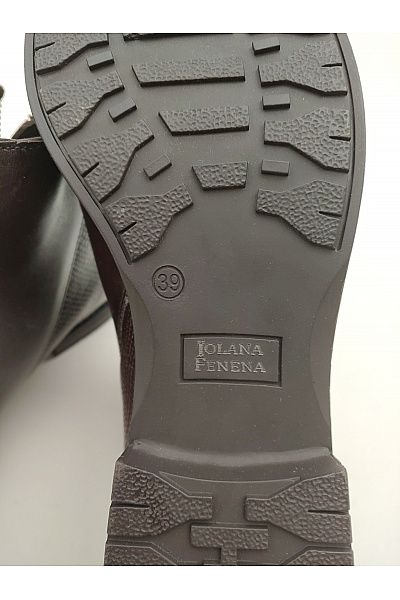 Hnědé kotníkové boty na zip s kulatou špičkou Velikost EU 39 | Unimoda | obrázek 7