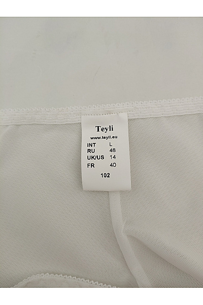 TEYLI Bílé dámské kalhotky tanga Vel. EU L | TEYLI | obrázek 5