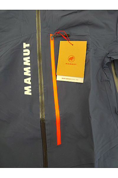 MAMMUT Modrá sportovní outdoorová bunda s kapucí na hory Velikost EU L | MAMMUT | obrázek 6