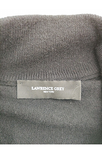 LAWRENCE GREY Pánský kašmírový svetr na zip se stojáčkem černý Velikost M | LAWRENCE GREY | obrázek 5