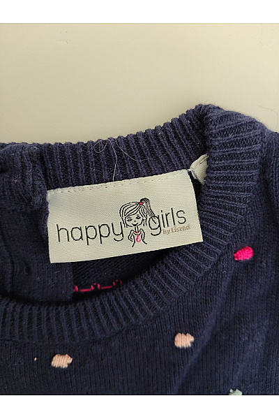 Happy girls Dívčí bavlněné šaty modré s puntíky Velikost EU 116 | happy girls | obrázek 5