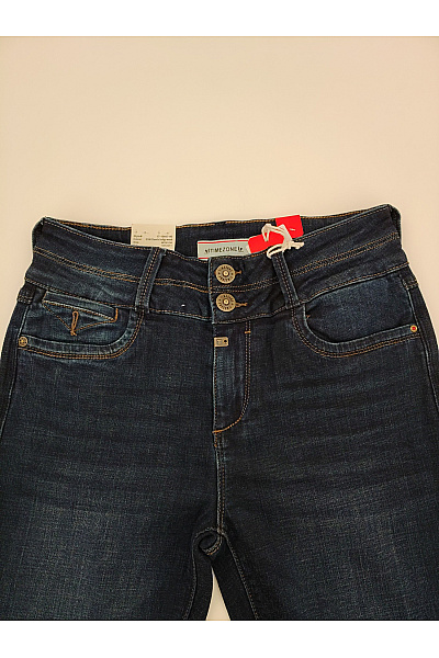 TIMEZONE Dámské modré bavlněné skinny džíny s vysokým pasem Vel. W29/L34 | TIMEZONE | obrázek 4