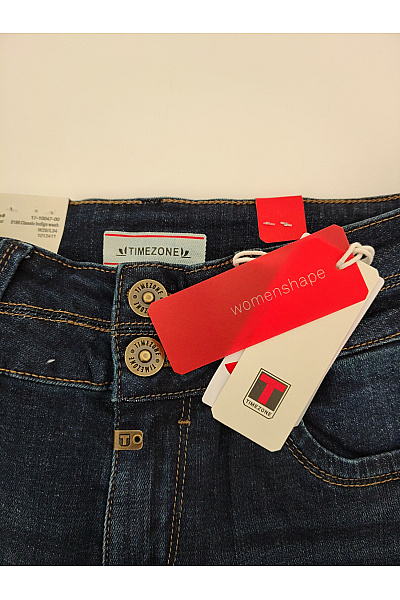 TIMEZONE Dámské modré bavlněné skinny džíny s vysokým pasem Vel. W29/L34 | TIMEZONE | obrázek 5