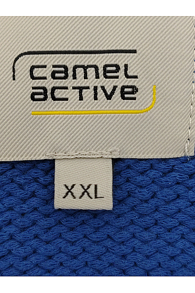 Camel active Dámský modrý bavlněný pulovr s výstřihem do V oversized Vel. XXL | camel active | obrázek 8