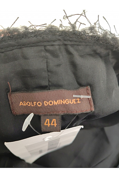 Adolfo Dominguez Černá mini sukně s volánky Vel. EU 44 | Adolfo Dominguez | obrázek 5