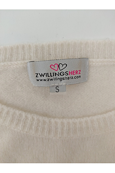 Zwillingsherz Béžový kašmírový pulovr basic Vel. S | Zwillingsherz | obrázek 3