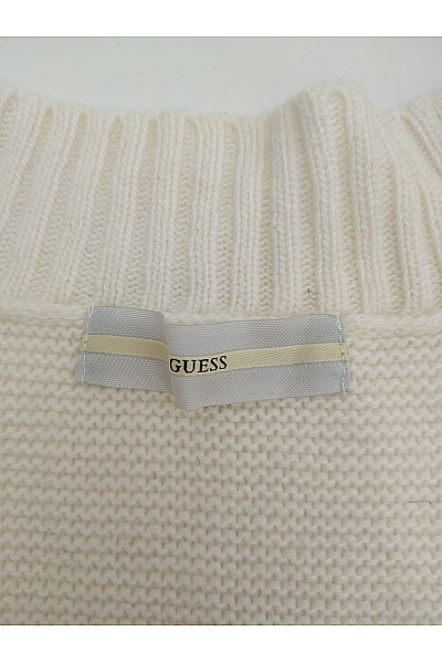 Guess Béžový pletený kardigan s copánkovým vzorem a páskem Vel. US M | Guess | obrázek 5