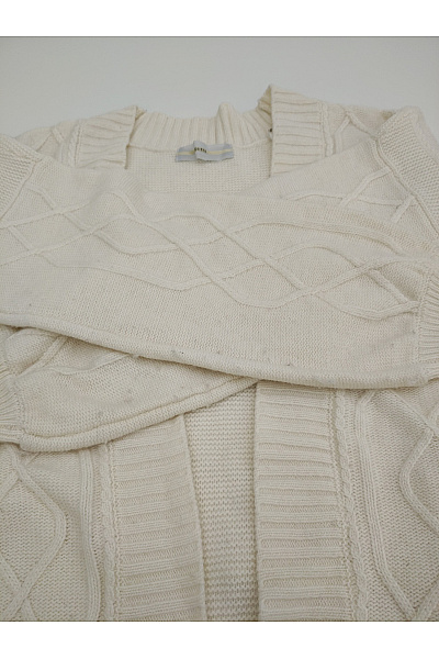 Guess Béžový pletený kardigan s copánkovým vzorem a páskem Vel. US M | Guess | obrázek 6