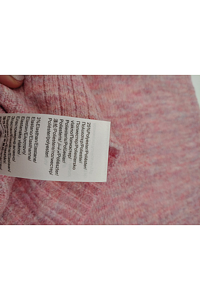TOM TAILOR Růžový pletený crop pulovr s límečkem na zip | TOM TAILOR | obrázek 8