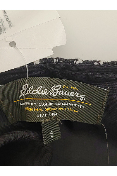 EDDIE BAUER Dámská vlněná zavinovací mini sukně pepitová Velikost US 6 | EDDIE BAUER | obrázek 4