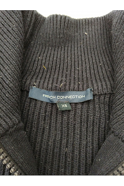 French Connection Dámský pruhovaný pletený pulovr na zip Velikost XS | French Connection | obrázek 5