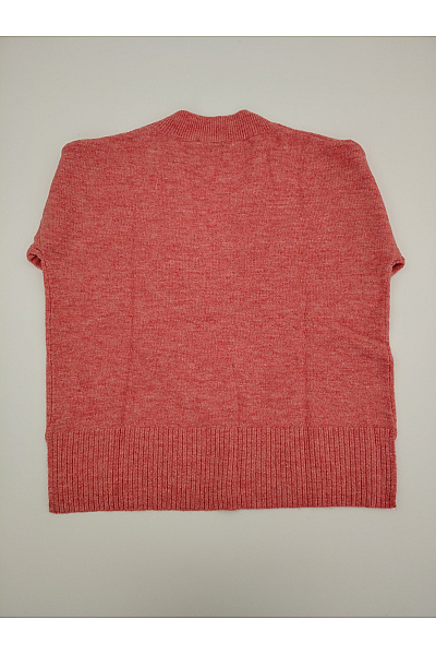 TOM TAILOR Červený vlněný pulovr do véčka oversized Vel. L | TOM TAILOR | obrázek 9