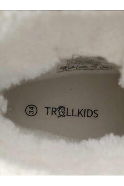 TROLLKIDS Dětské khaki zimní kotníkové sněhule s kožíškem Vel. EU 34 | TROLLKIDS | obrázek 9