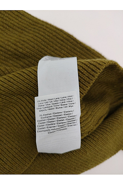s.OLIVER Dámský khaki pletený pulovr s výstřihem do V oversized Velikost EU 40 | s.OLIVER | obrázek 7