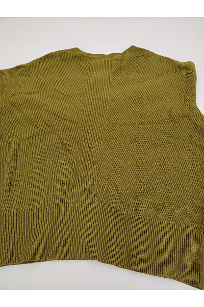 s.OLIVER Dámský khaki pletený pulovr s výstřihem do V oversized Velikost EU 40 | s.OLIVER | obrázek 9