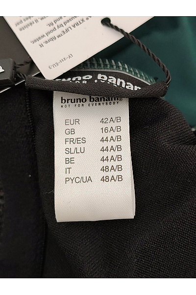Bruno banani Dámské jednodílné plavky za krk na zavazování khaki Velikost EU 42A/B | bruno banani | obrázek 9