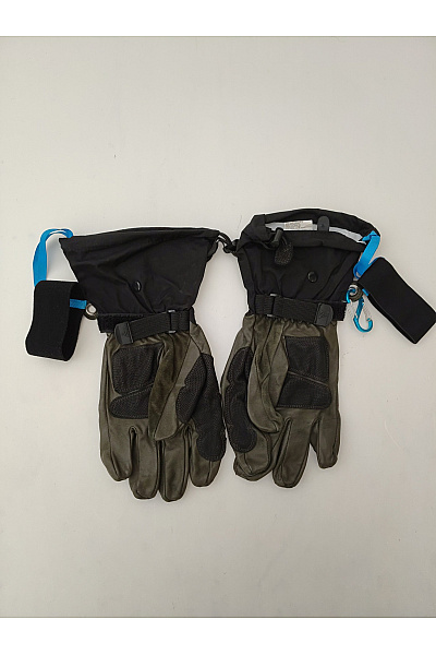 AUCLAIR Khaki kožené outdoorové rukavice gorpcore Velikost M | AUCLAIR | obrázek 2