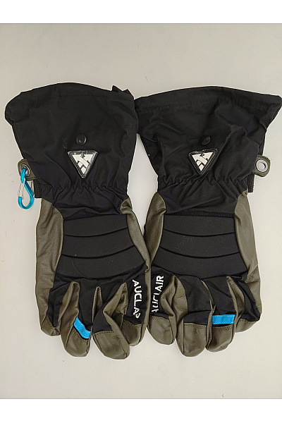 AUCLAIR Khaki kožené outdoorové rukavice gorpcore Velikost M | AUCLAIR | obrázek 4