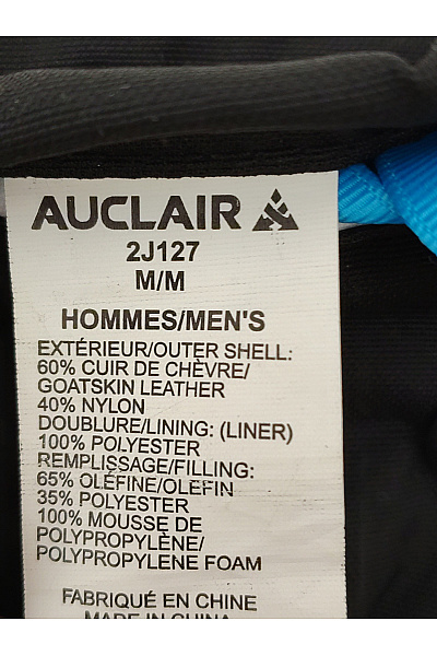 AUCLAIR Khaki kožené outdoorové rukavice gorpcore Velikost M | AUCLAIR | obrázek 5