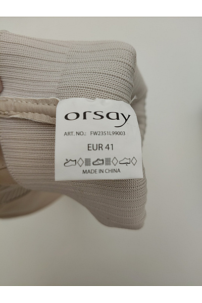 Orsay Béžové ponožkové kotníkové boty na platformě Vel. EU 41 | Orsay | obrázek 11