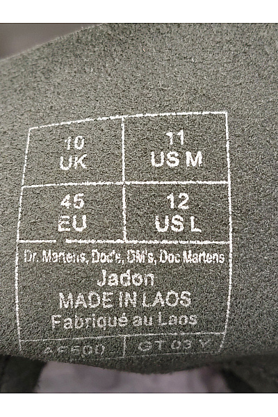 Dr.Martens Černé kožené kotníkové workery na platformě šněrovací zip Vel. 45 | Dr.Martens | obrázek 6