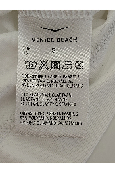 Venice beach Bílé dámské sportovní tričko s krátkým rukávem a síťovanými detaily Velikost S | venice beach | obrázek 4