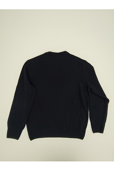LACOSTE Černý vlněný pulovr s dlouhým rukávem basic Vel. L | LACOSTE | obrázek 7