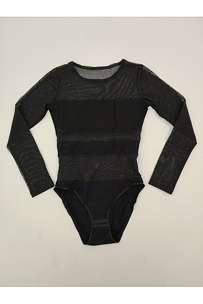 TEYLI Černé dámské body s průsvitnými detaily Vel. EU XS | TEYLI | obrázek 2