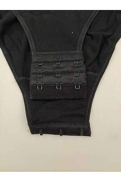 TEYLI Černé dámské body s průsvitnými detaily Vel. EU XS | TEYLI | obrázek 4