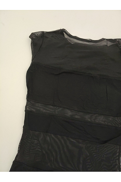 TEYLI Černé dámské body s průsvitnými detaily Vel. EU XS | TEYLI | obrázek 7