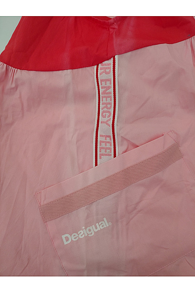 DESIGUAL Dívčí bavlněné šaty volné růžové Velikost 3/4 | DESIGUAL | obrázek 7