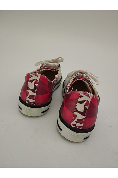 Tenisky Custom Kiks Geometric Sneakers: Triangle Pattern Low Top Barevné Vel. EU 40 | Unimoda | obrázek 4