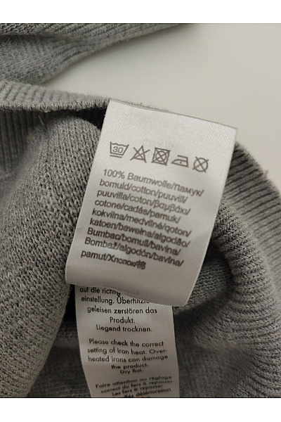 Seidensticker Pánský bavlněný pletený svetr na zip se stojáčkem šedý Vel. L | Seidensticker | obrázek 4